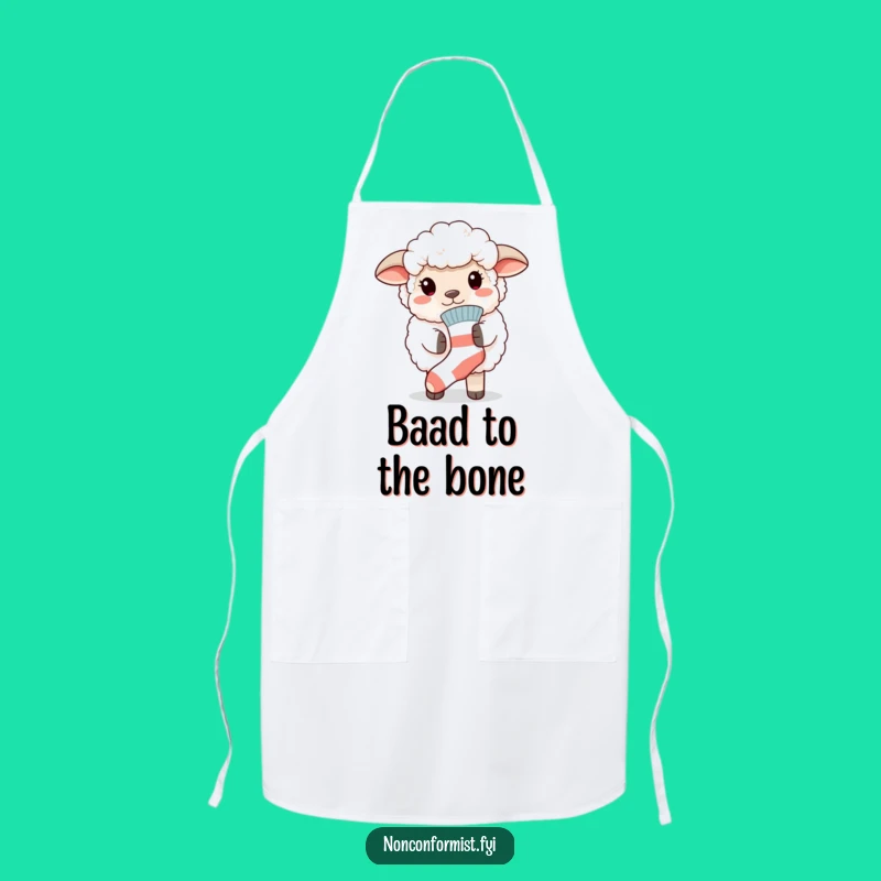 Funny Sheep Mismatched Sock Apron - Hilarious Kitchen Gift for Quirky Cooks