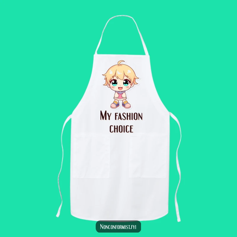 Funny Mismatched Shoes Apron: Cook & Smile with Style!