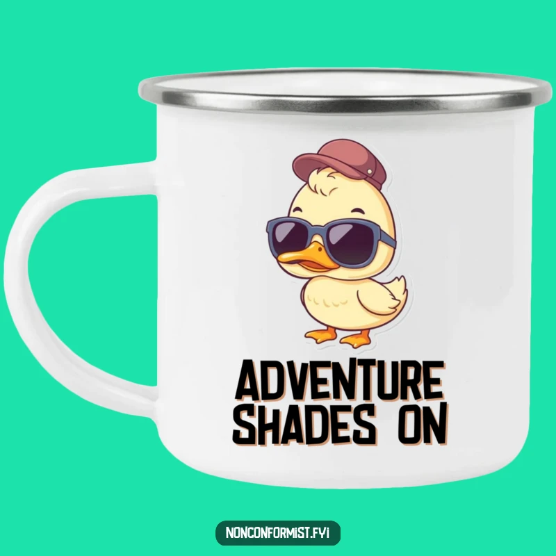 Funny Duck Camping Mug: Cool Style for Outdoor Adventures, Funny Gift