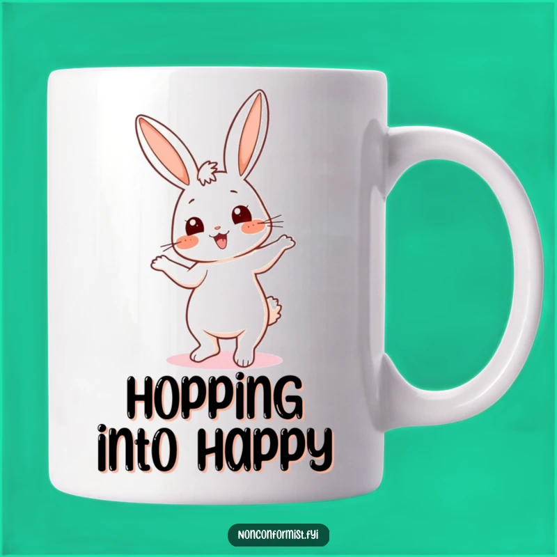 Funny Bunny Dance Mug - Silly & Hilarious Gift for Joyful People