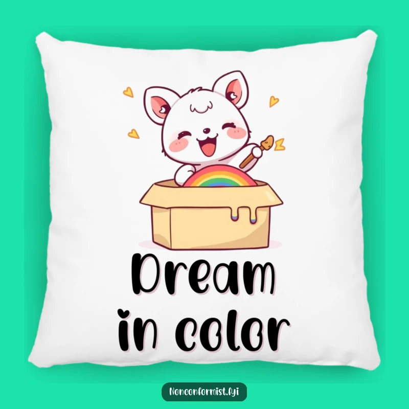 Funny Animal Art Pillow - Cozy & Creative Comfort Gift
