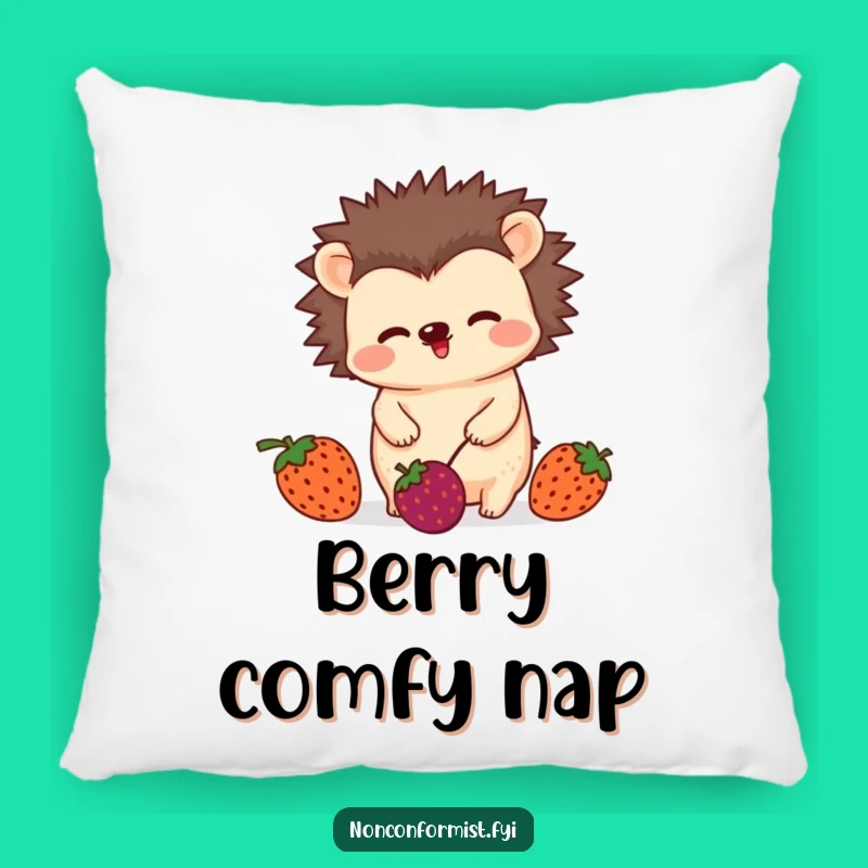 Funny Hedgehog Juggling Pillow: Berry Wiggle Cushion, Gift