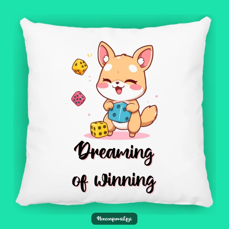 Funny Juggling Animal Dice Pillow: Comfy Cuddles & Hilarious Decor