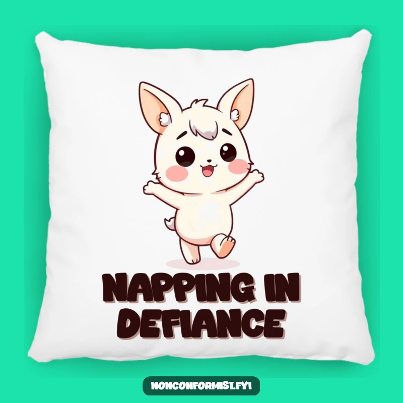 Funny Mismatched Ears Marching Pillow: Cozy Comfort for Your Directionally Challenged Life