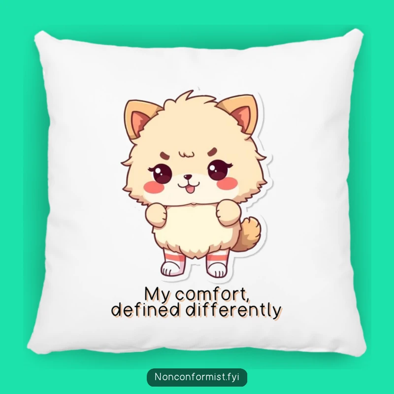 Funny Fluffy Animal Odd Socks Pillow: Cozy Defiance for a Humorous Home
