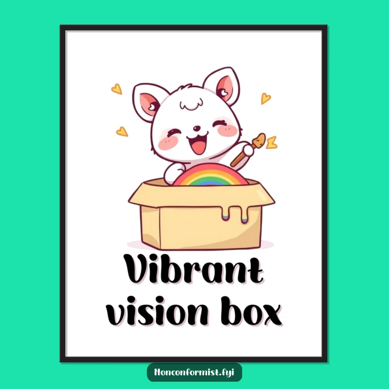 Funny Animal Art Digital Print - Vibrant Art & Hilarious Gift Idea