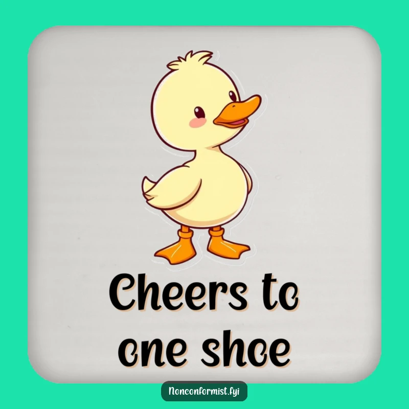 Funny Duck Boot Coaster: Add Cheerful Quirks to Your Surfaces