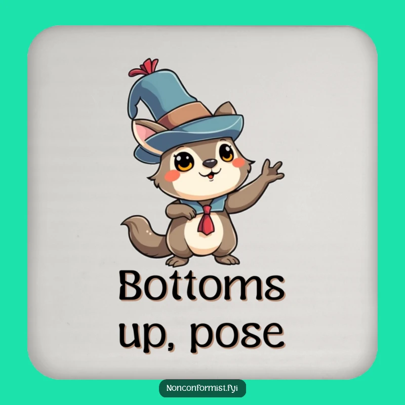 Funny Dramatic Pose Coasters: Protect Surfaces with Theatrical Humor