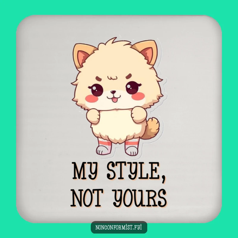 Funny Fluffy Animal Odd Socks Coaster Set: Defiant Protection for Your Surfaces