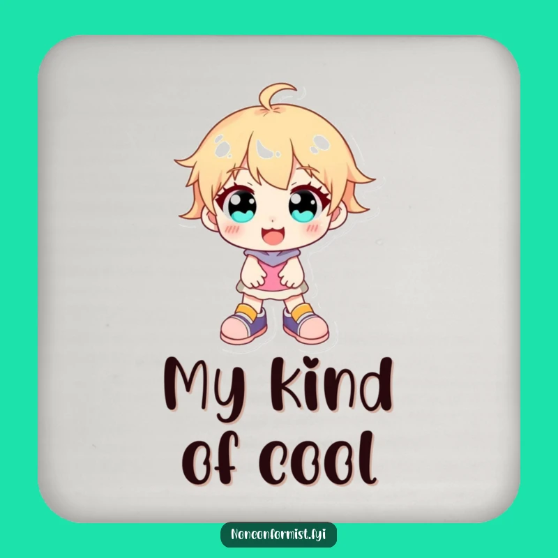 Funny Mismatched Shoes Coaster: Sip with a Smile!