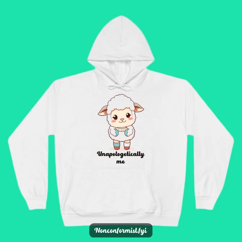 Funny Sassy Sheep Hoodie: Cozy Confidence Funny Gift