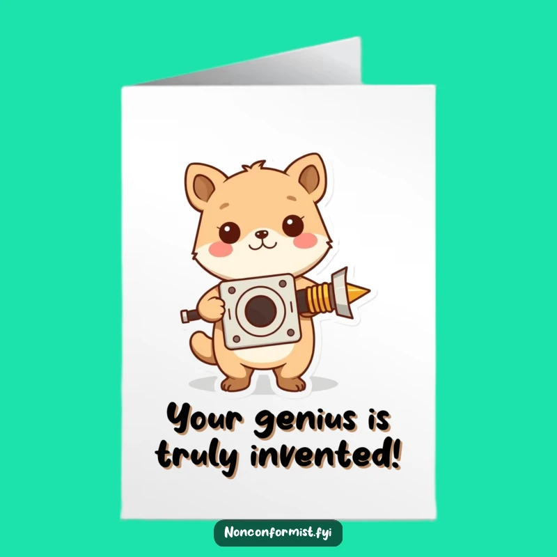 Creative Congrats: Free Printable Card for Your Brilliant, Quirky Achievements!