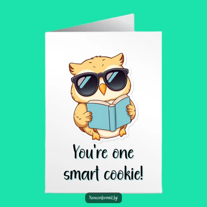 Free Printable Owl Congratulations Card: Cool Reader Downloadable Greeting