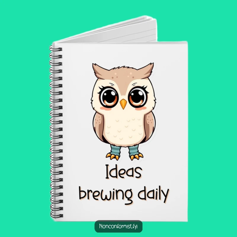 Funny Owl Mismatched Socks Notebook: Jot Down Ideas with Whimsy!