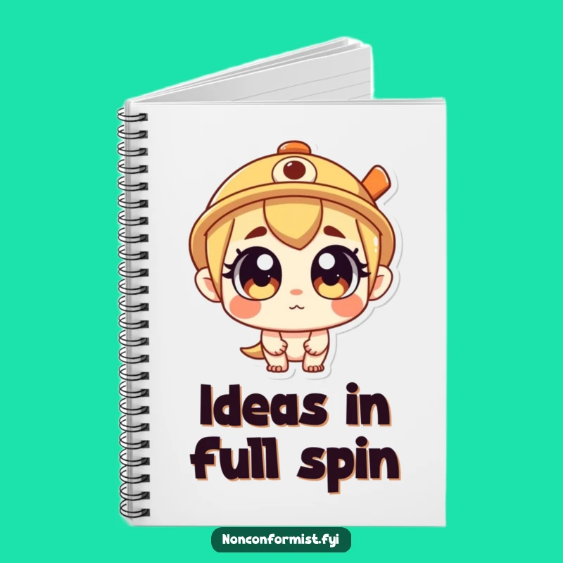 Funny Propeller Hat Explorer Notebook: Jot Down Ideas with This Curious Character, Perfect Funny Gift