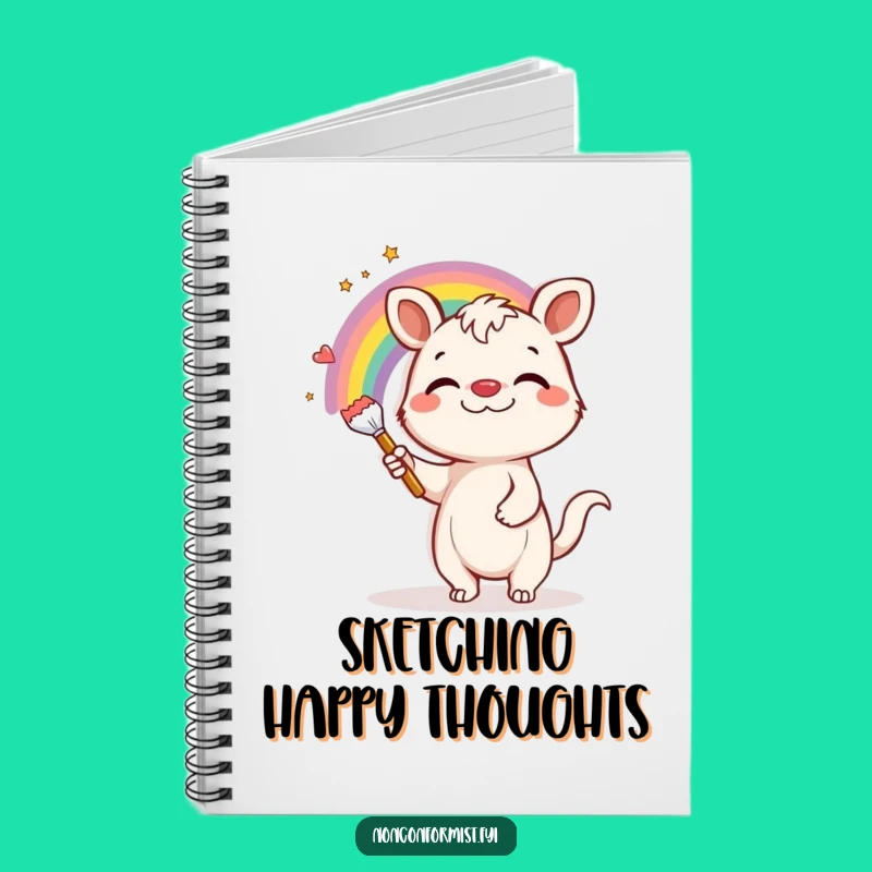 Funny Rainbow Art Animal Notebook: Hilarious Gift for Journaling and Ideas