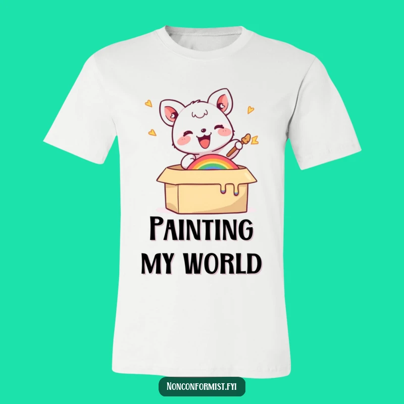 Funny Animal Art T-Shirt - Artistic & Hilarious Gift for Creatives