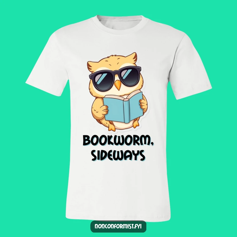 Funny Owl Sunglasses T-Shirt - Hilarious Gift for Cool Readers