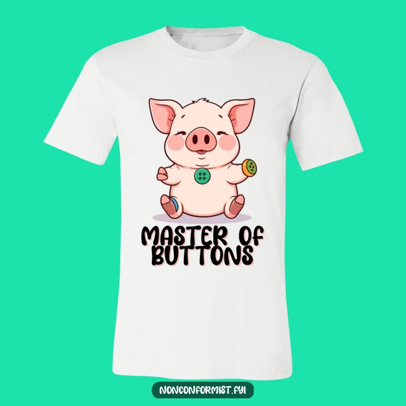 Funny Pig T-Shirt: Juggling Act Design, Ideal Funny Gift