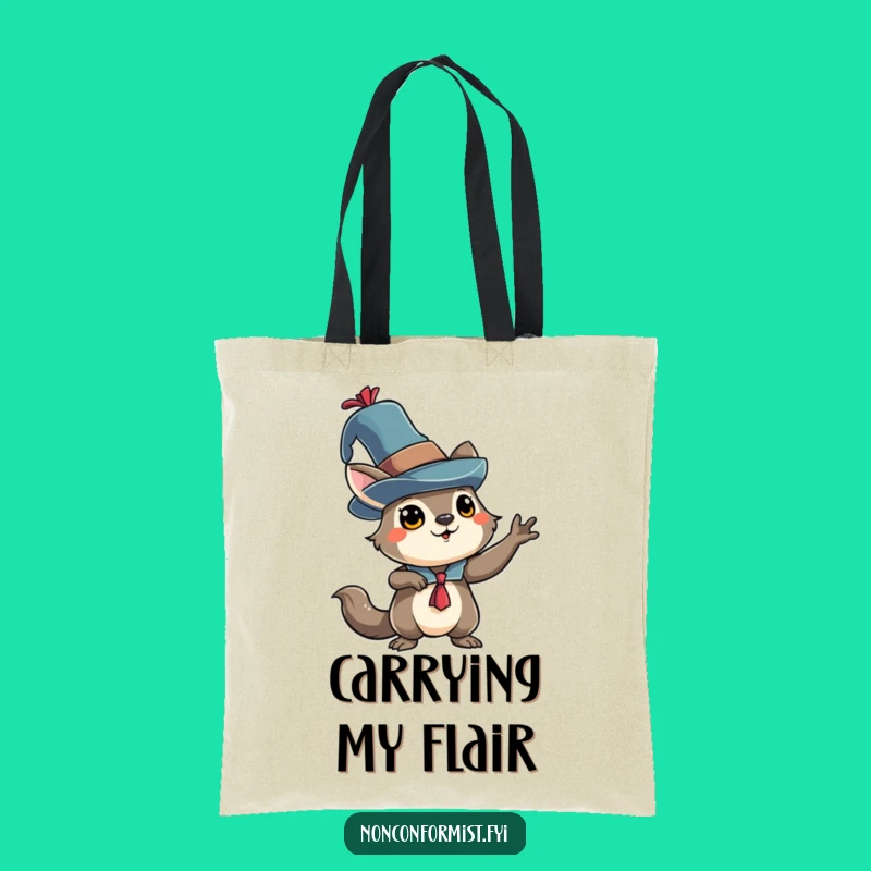 Funny Dramatic Pose Animal Tote: Carry Your Style & Humor